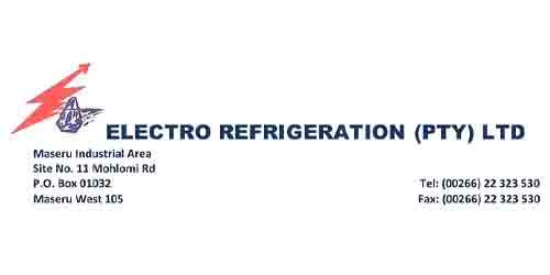 Electro Refrigeration HVACR services in Lesotho